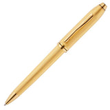 Cross Townsend Polished 23k Gold-plated Engraved Diamond Pattern Ballpoint Pen