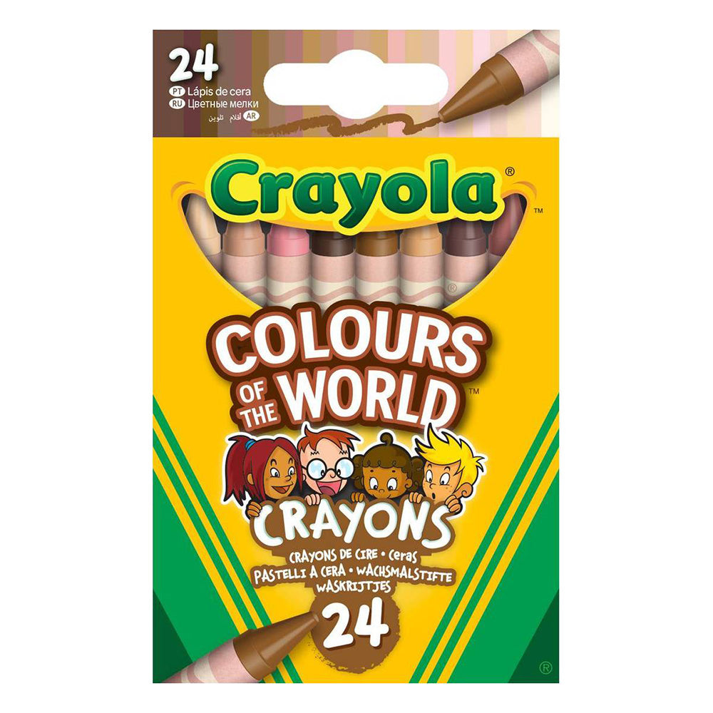 Crayola Crayons Colours of the World Set of 24 by Crayola at Cult Pens