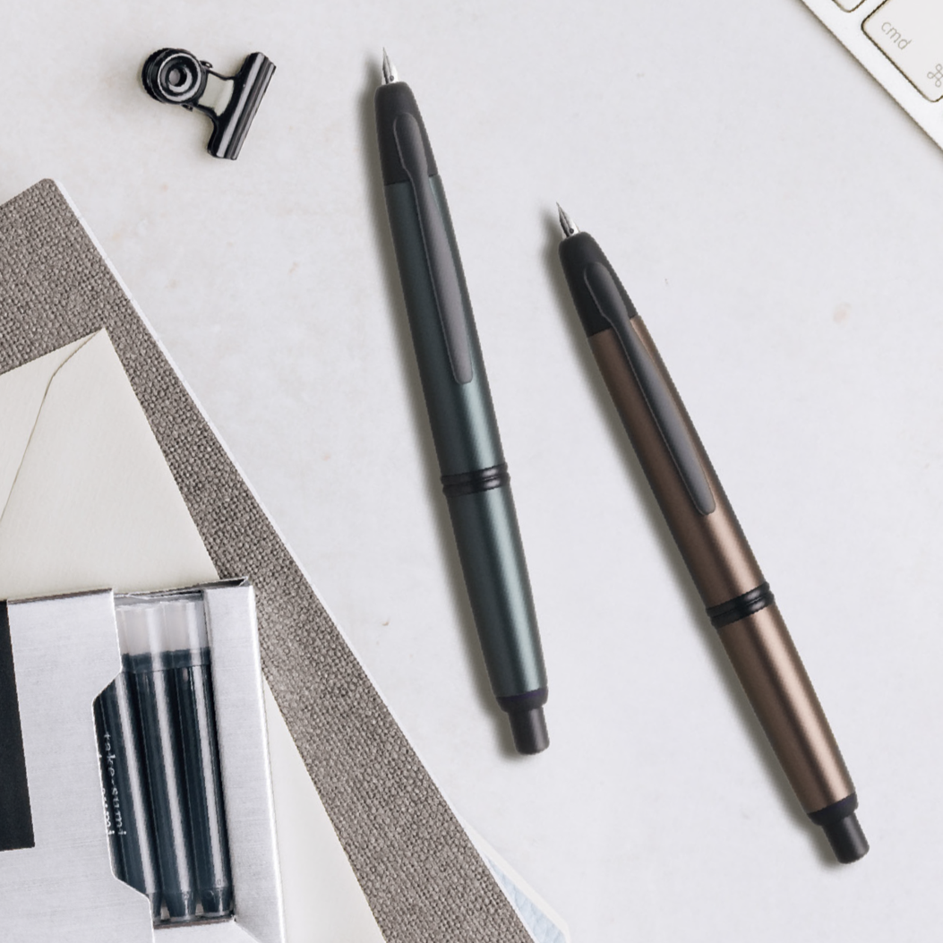 Pilot Capless Fountain Pen Stainless Copper