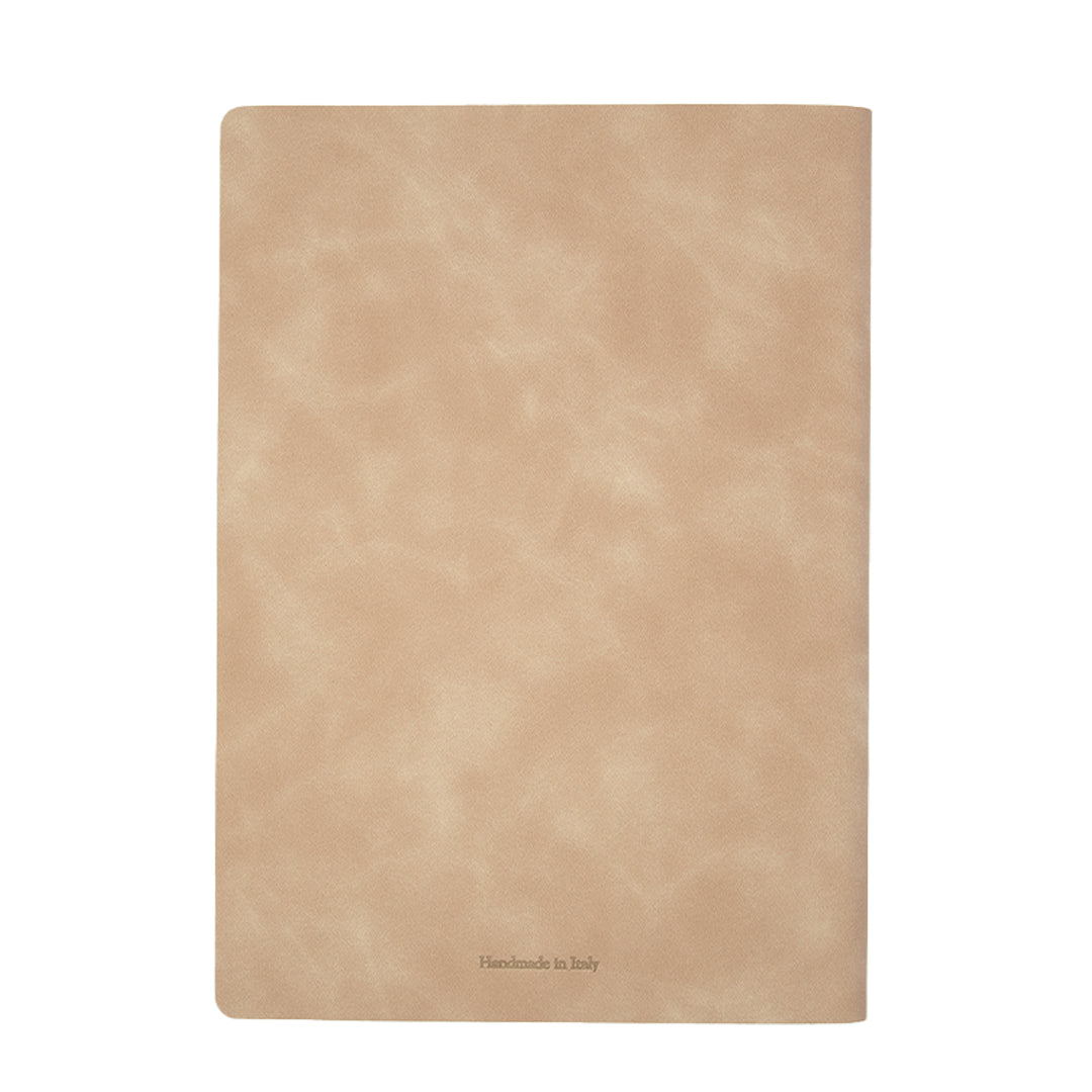 Diarpell Leather Journal with Lined Ivory Pages Sand