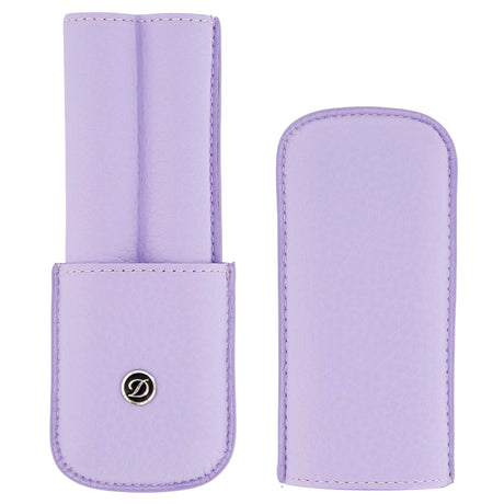 S.T. Dupont Rigid Double Pen Case Lavender