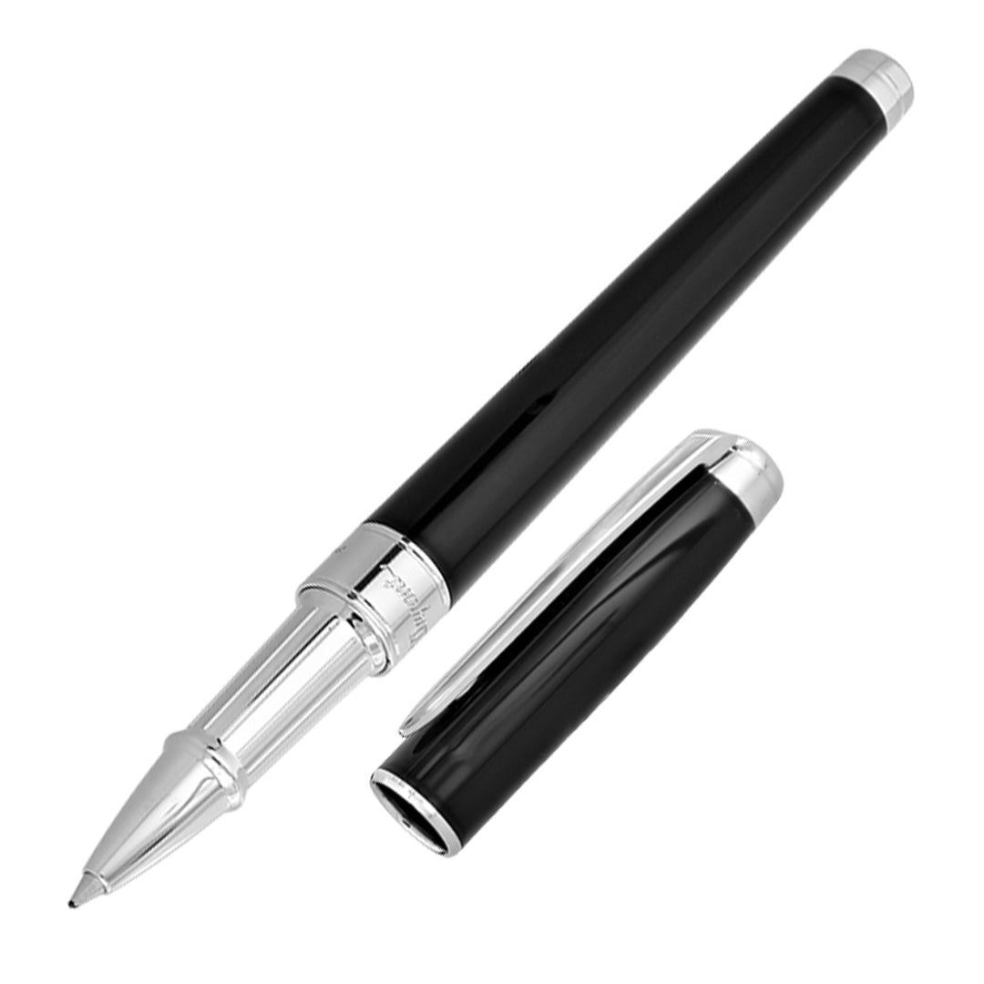 S.T. Dupont Line D Eternity Rollerball Pen Black Silver