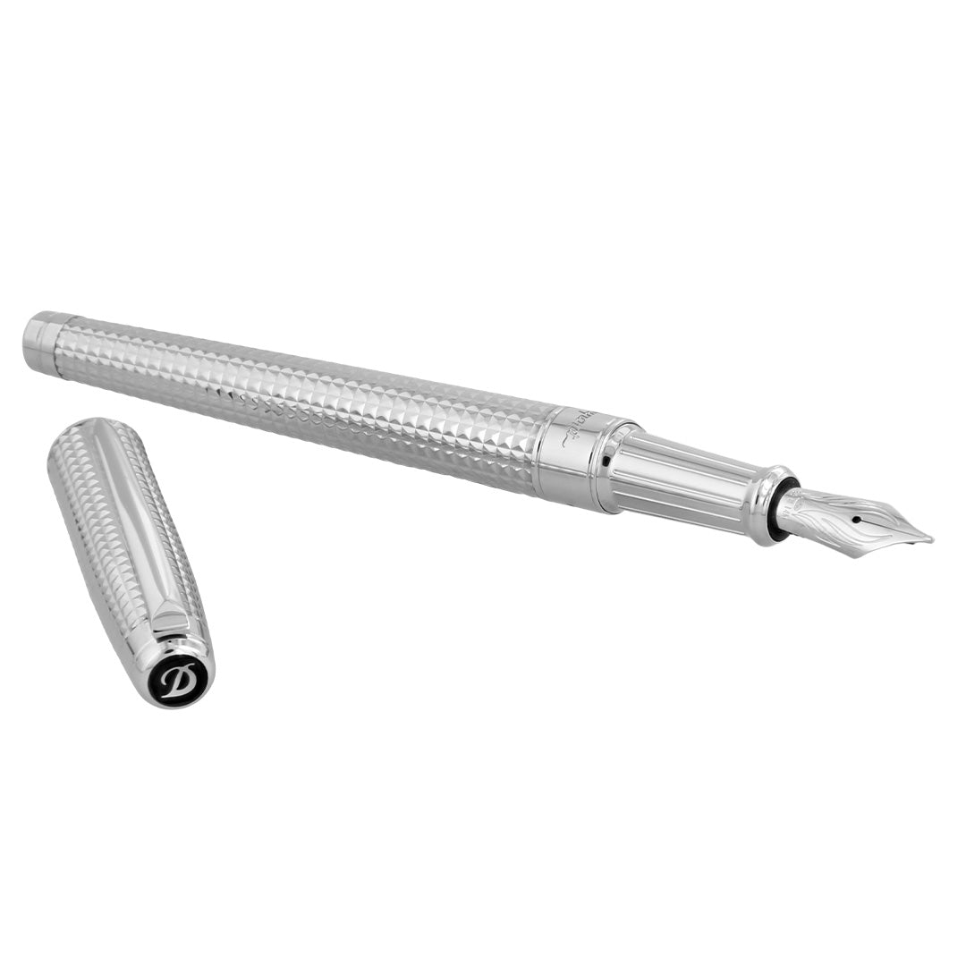 S.T. Dupont Line D Eternity Palladium Fountain Pen