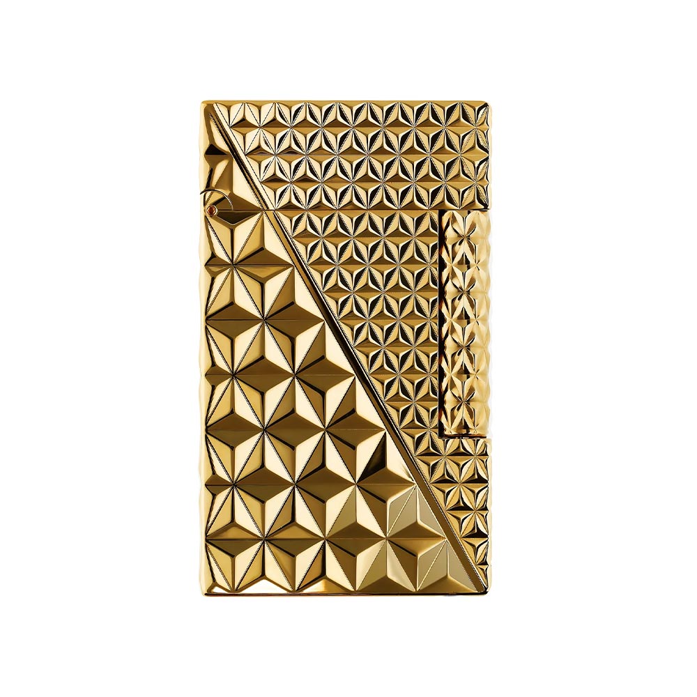S.T. Dupont Lighter Line 2 Double Fire X Yellow Gold