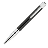 S.T.Dupont Initial Ballpoint Pen Fender Black and Chrome