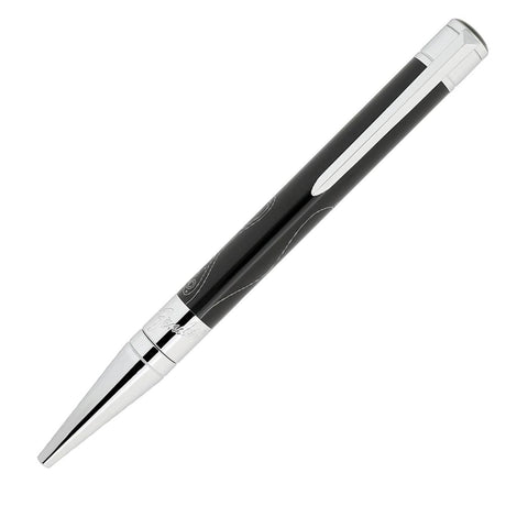 S.T.Dupont Initial Ballpoint Pen Fender Black and Chrome