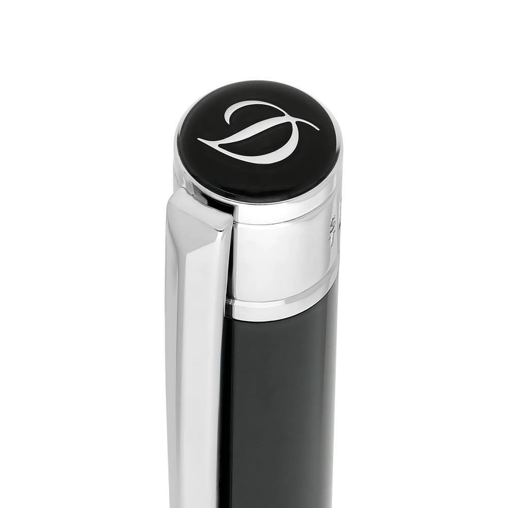 S.T.Dupont Initial Ballpoint Pen Fender Black and Chrome