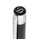 S.T.Dupont Initial Ballpoint Pen Fender Black and Chrome