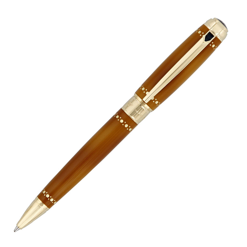 S.T. Dupont Line D Large Ballpoint Pen Derby Gold by S.T. Dupont at Cult Pens