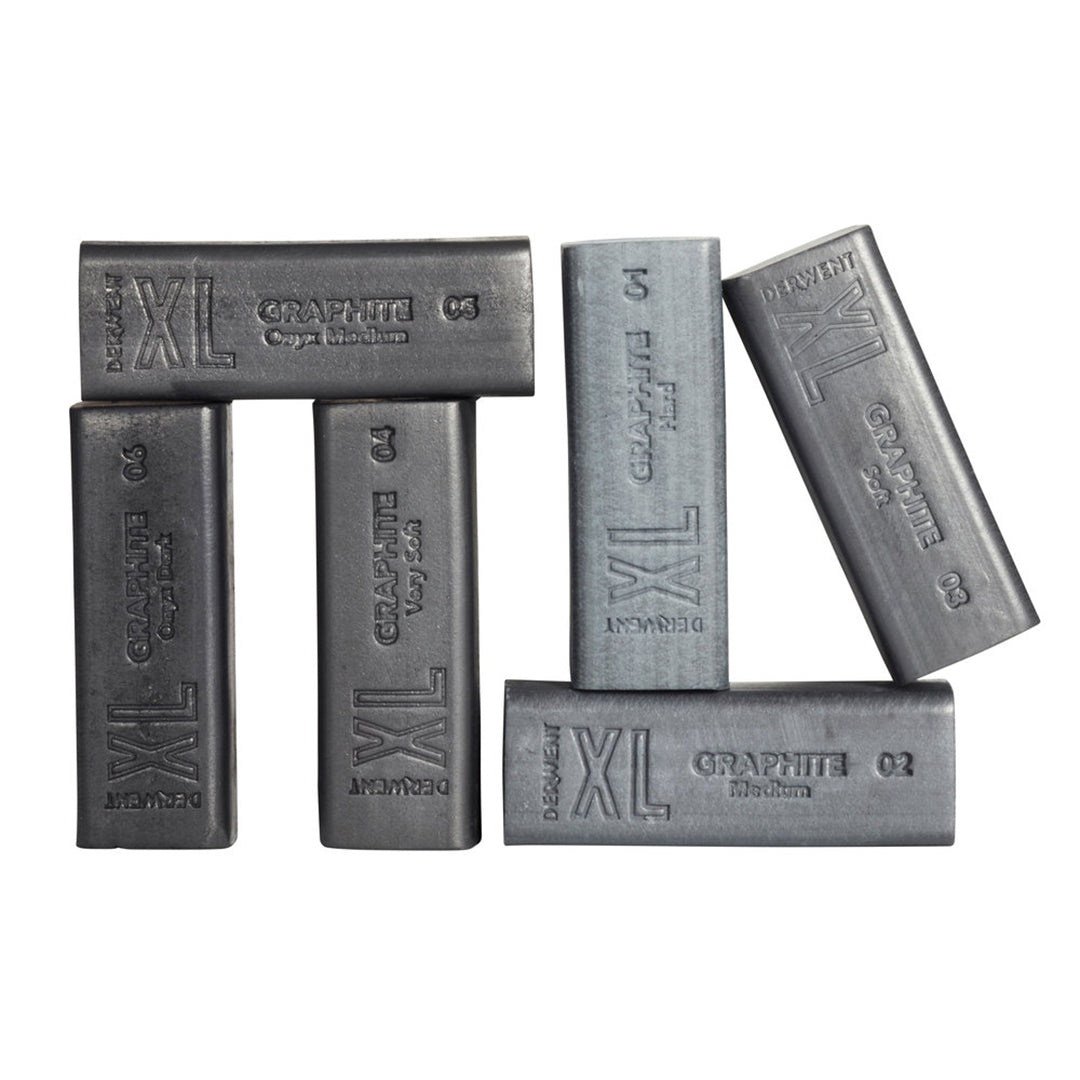 Derwent Graphite XL Block Tin of 6 by Derwent at Cult Pens