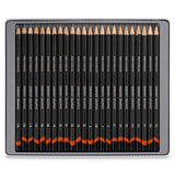 Derwent Graphic Graphite Pencil Tin of 24