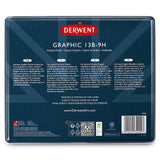 Derwent Graphic Graphite Pencil Tin of 24