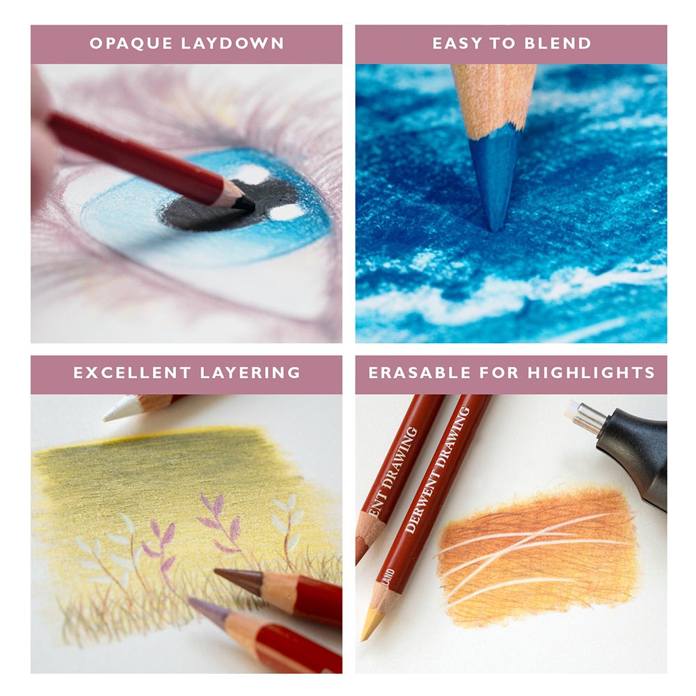 Derwent Drawing Pencil Tin of 12