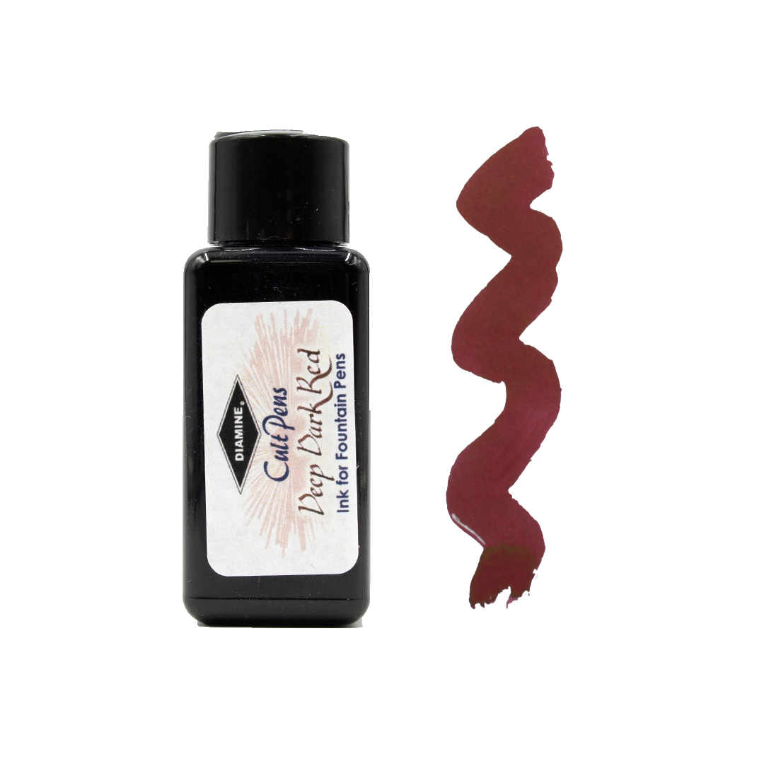 One Deep Ink Cult Pens Deep Dark Fountain Pen Ink by Diamine 30ml