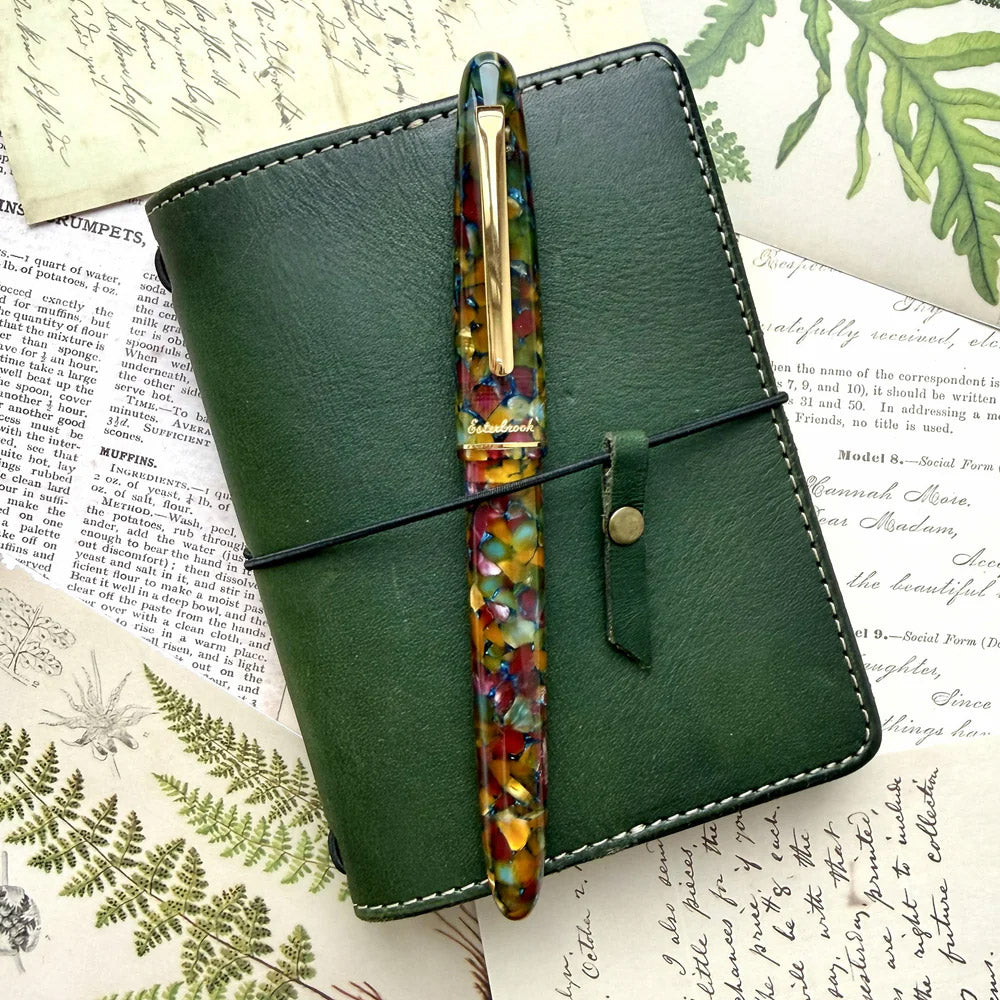 Esterbrook Estie Fountain Pen Botanical Gardens Gold Needlepoint Nib