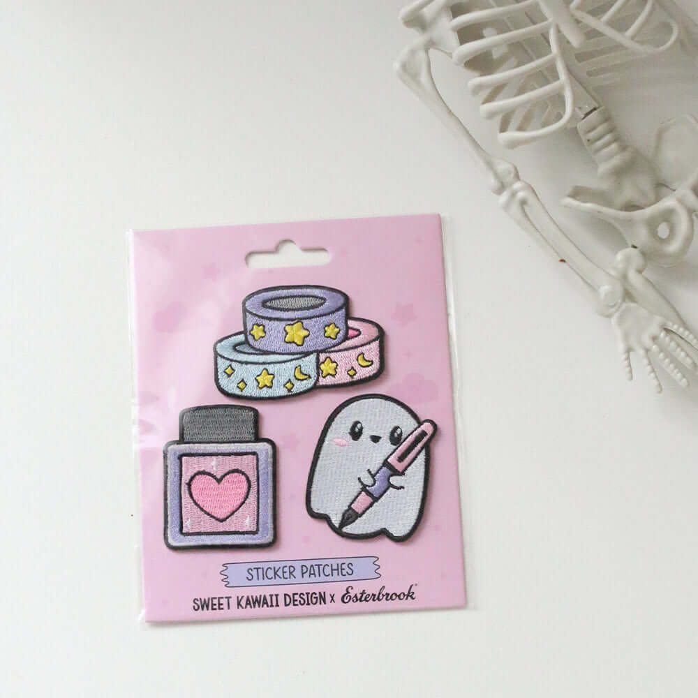 Esterbrook x Sweet Kawaii Design 3-Piece Patch Set