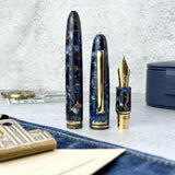 Esterbrook Estie Fountain Pen Nouveau Bleu with Gold Trim Custom Scribe Nib