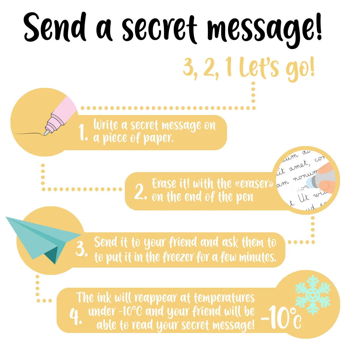 Legami Set of 3 Erasable Pens Xmas 2025