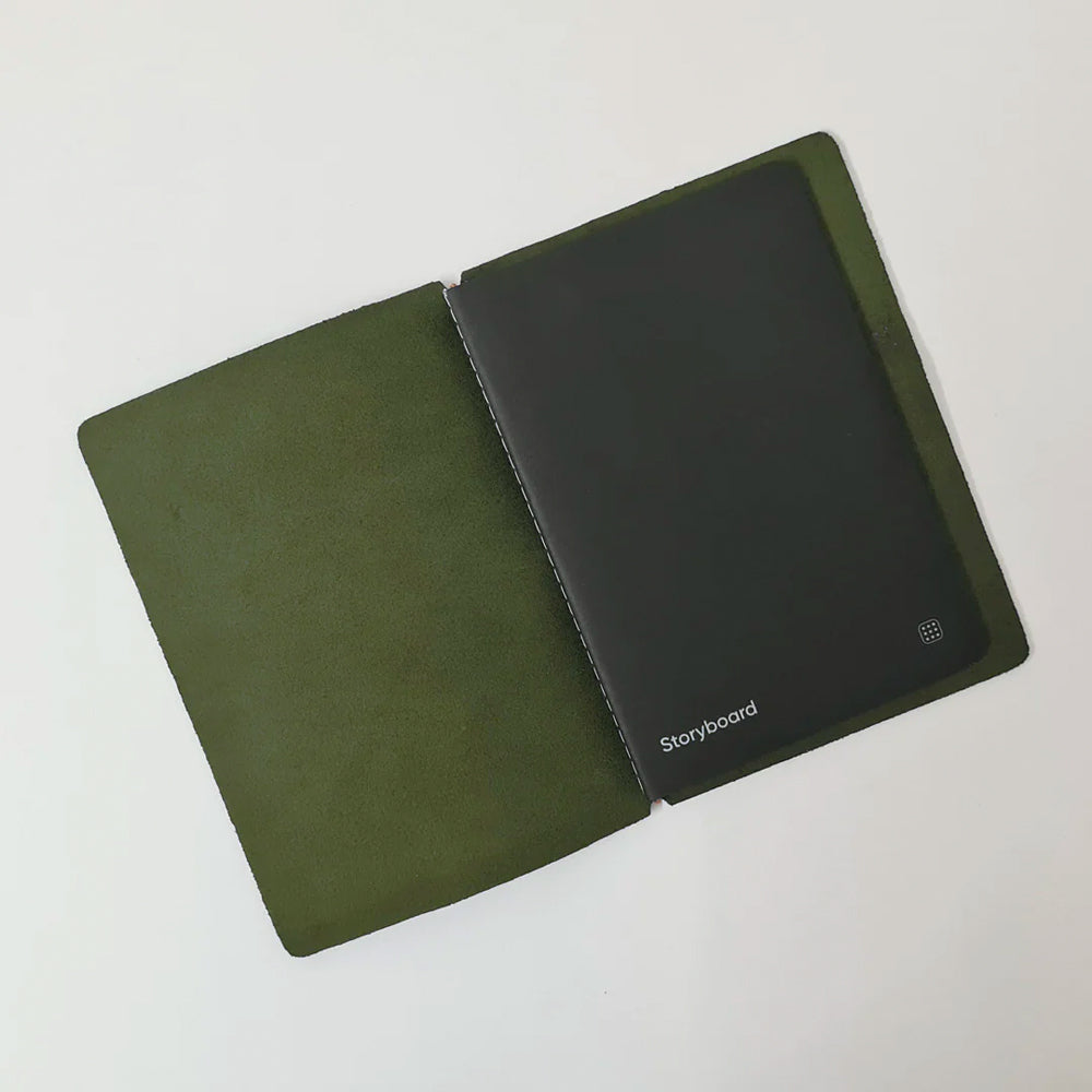 Endless Explorer Refillable Leather Regalia Paper Journal Green by Endless at Cult Pens