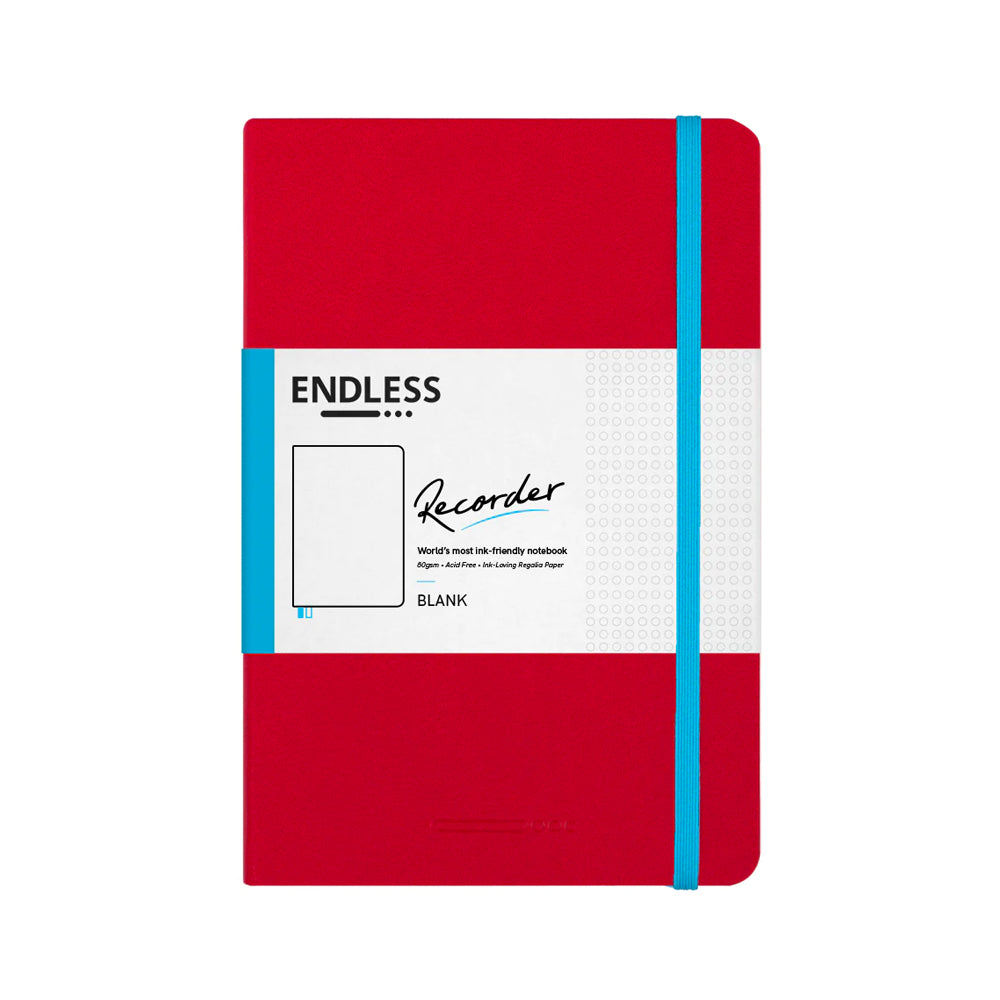 Endless Recorder Notebook A5 Crimson Sky
