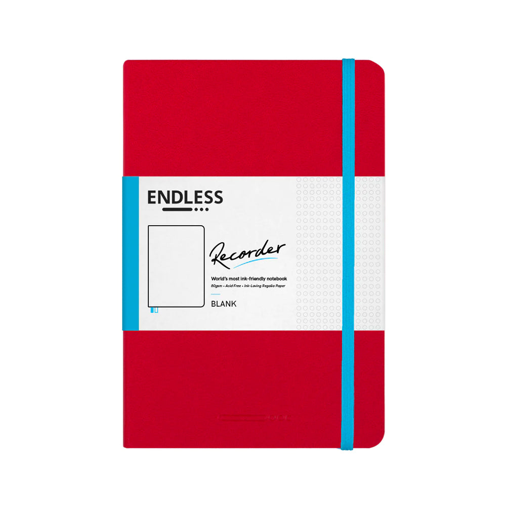 Endless Recorder Notebook A5 Crimson Sky by Endless at Cult Pens