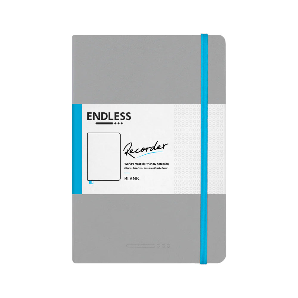 Endless Recorder Notebook A5 Mountain Snow by Endless at Cult Pens