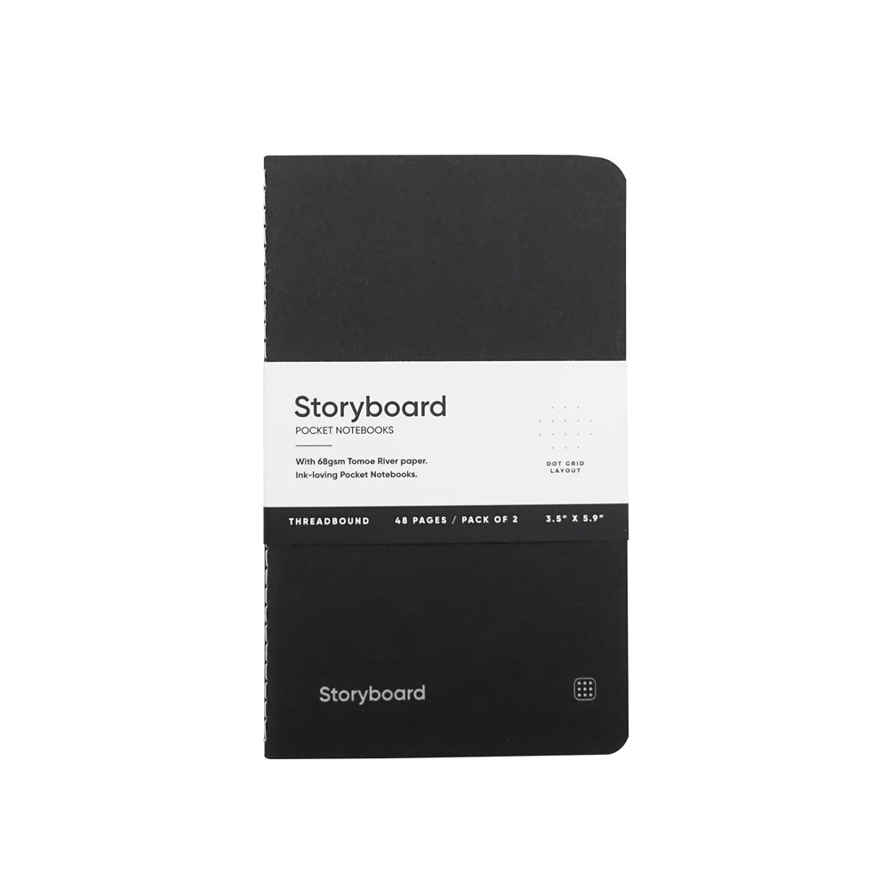Endless Storyboard Pocket Notebook Set of 2 Black by Endless at Cult Pens