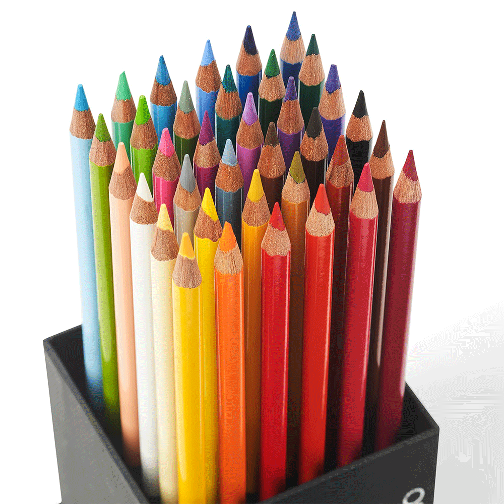 Fabriano Pastelli Acquerello Watercolour Pencil Box of 36