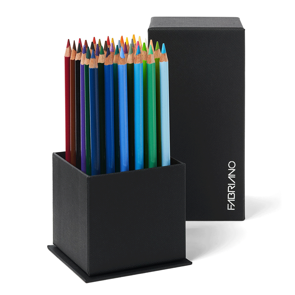 Fabriano Pastelli Acquerello Watercolour Pencil Box of 36