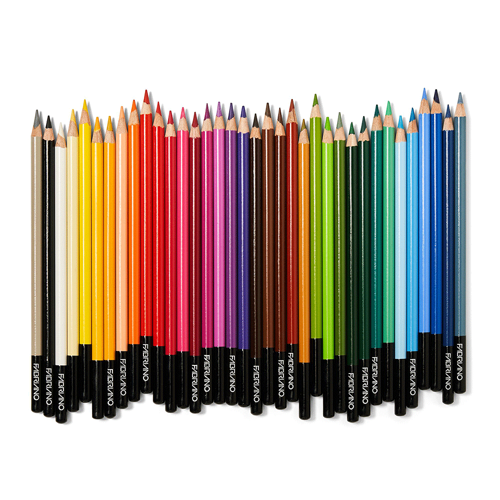 Fabriano Pastelli Acquerello Watercolour Pencil Box of 36
