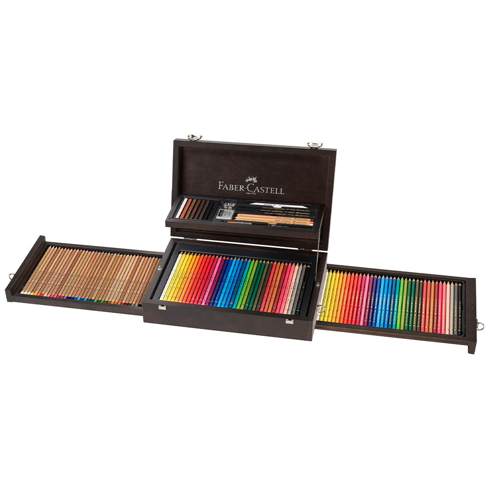 Faber-Castell Art & Graphic Collection Wooden Case by Faber-Castell at Cult Pens