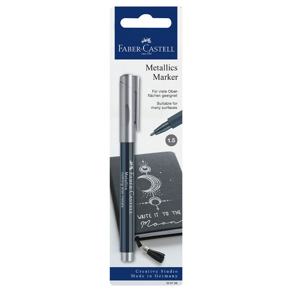 Faber-Castell Metallic Marker Silver by Faber-Castell at Cult Pens