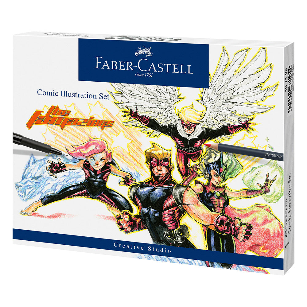 Faber-Castell Comic Illustration Set Assorted by Faber-Castell at Cult Pens