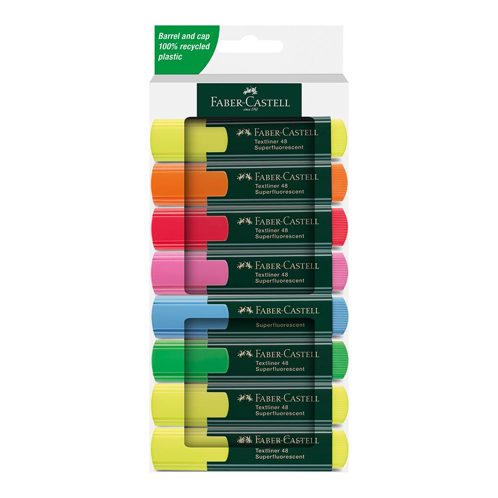 Faber-Castell Highlighter Textliner 48 Wallet Of 8