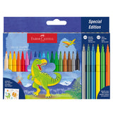 Faber-Castell Dinosaur Felt-tip Pen Set of 24