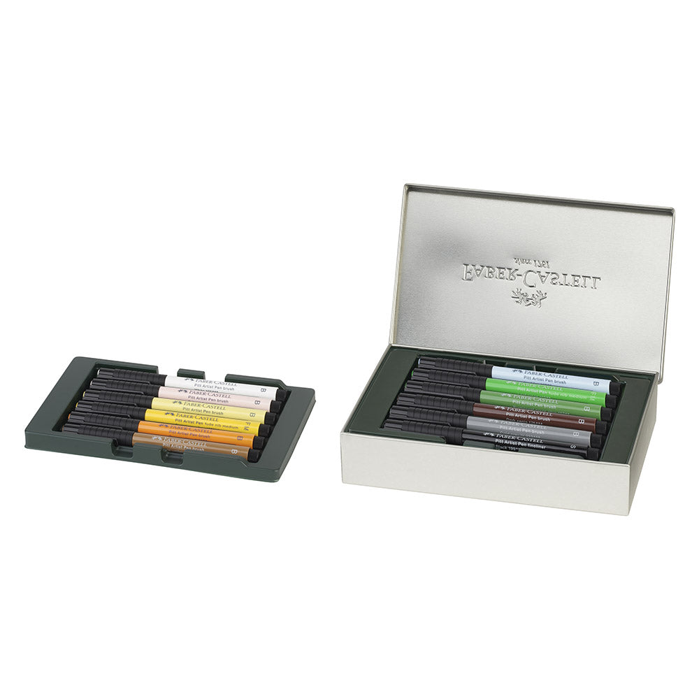 Faber-Castell Pitt Artist Brush Pen City Gift Set of 12 Berlin