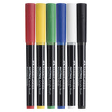 Faber-Castell Multimark Acrylic Brush Set of 6 Primary