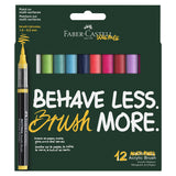 Faber-Castell Multimark Acrylic Brush Set of 12 Dopamin