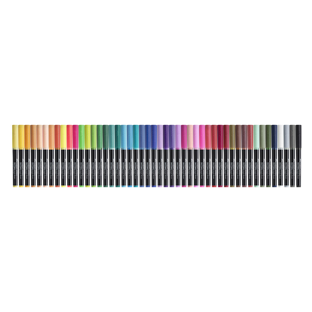 Faber-Castell Multimark Acrylic Brush Box of 48