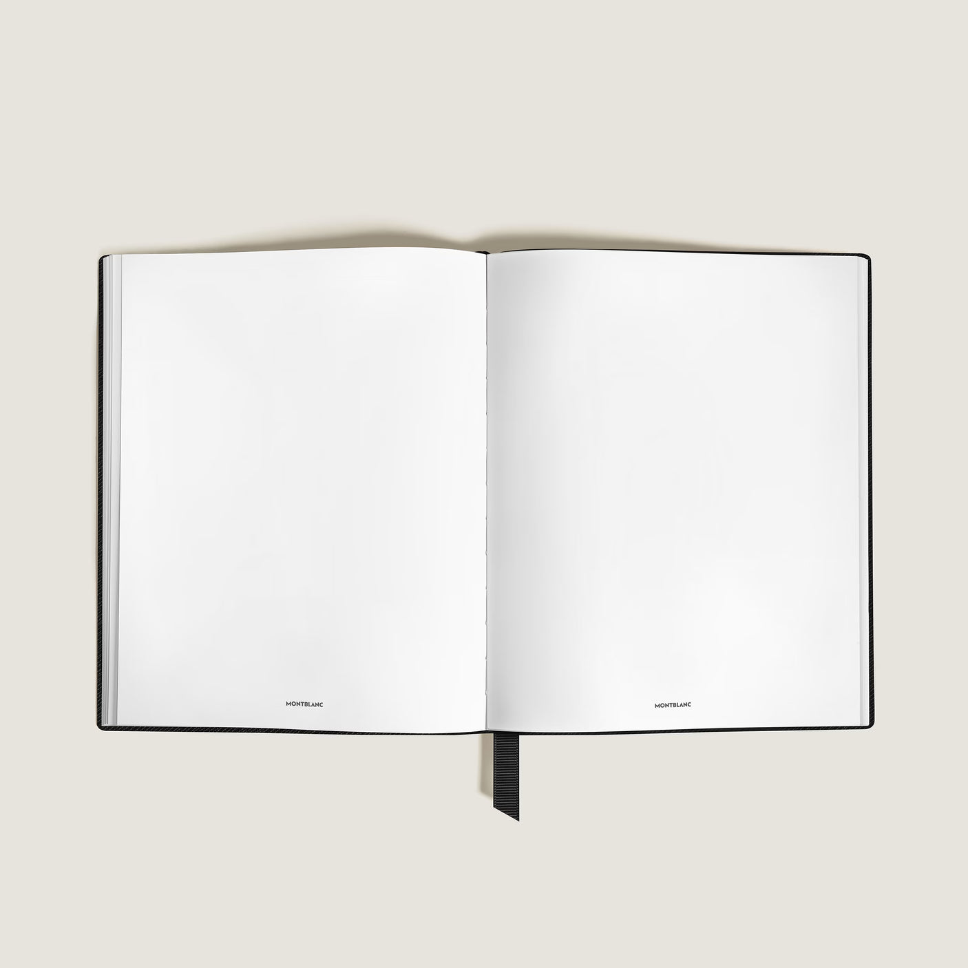 Montblanc Large Notebook Black Leather Blank