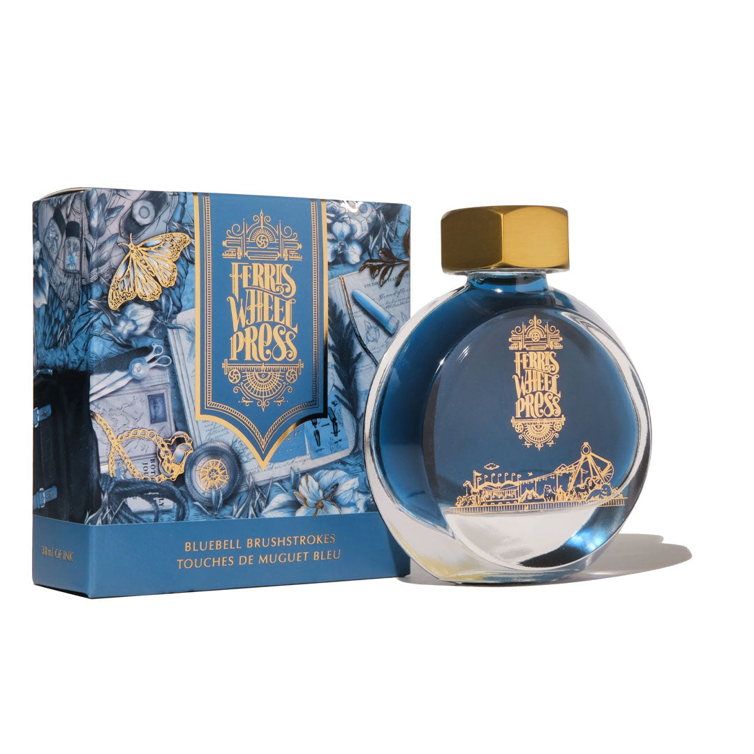 Ferris Wheel Press Fountain Pen Ink 38ml Bluebell Brushstrokes