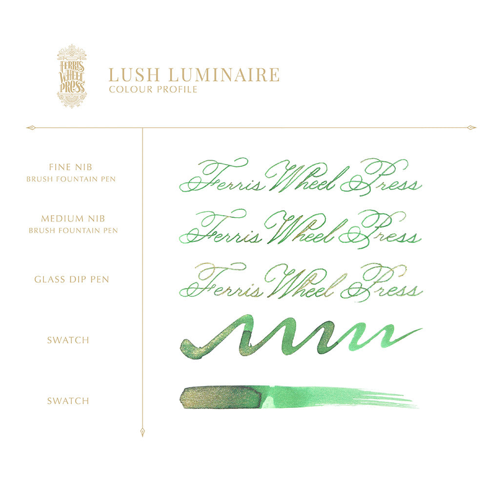 Ferris Wheel Press Everyday Fountain Pen Ink 10ml Lush Luminaire