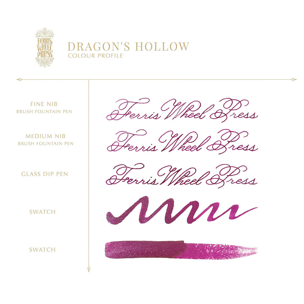 Ferris Wheel Press Ferritales Fountain Pen Ink 10ml Dragon's Hollow