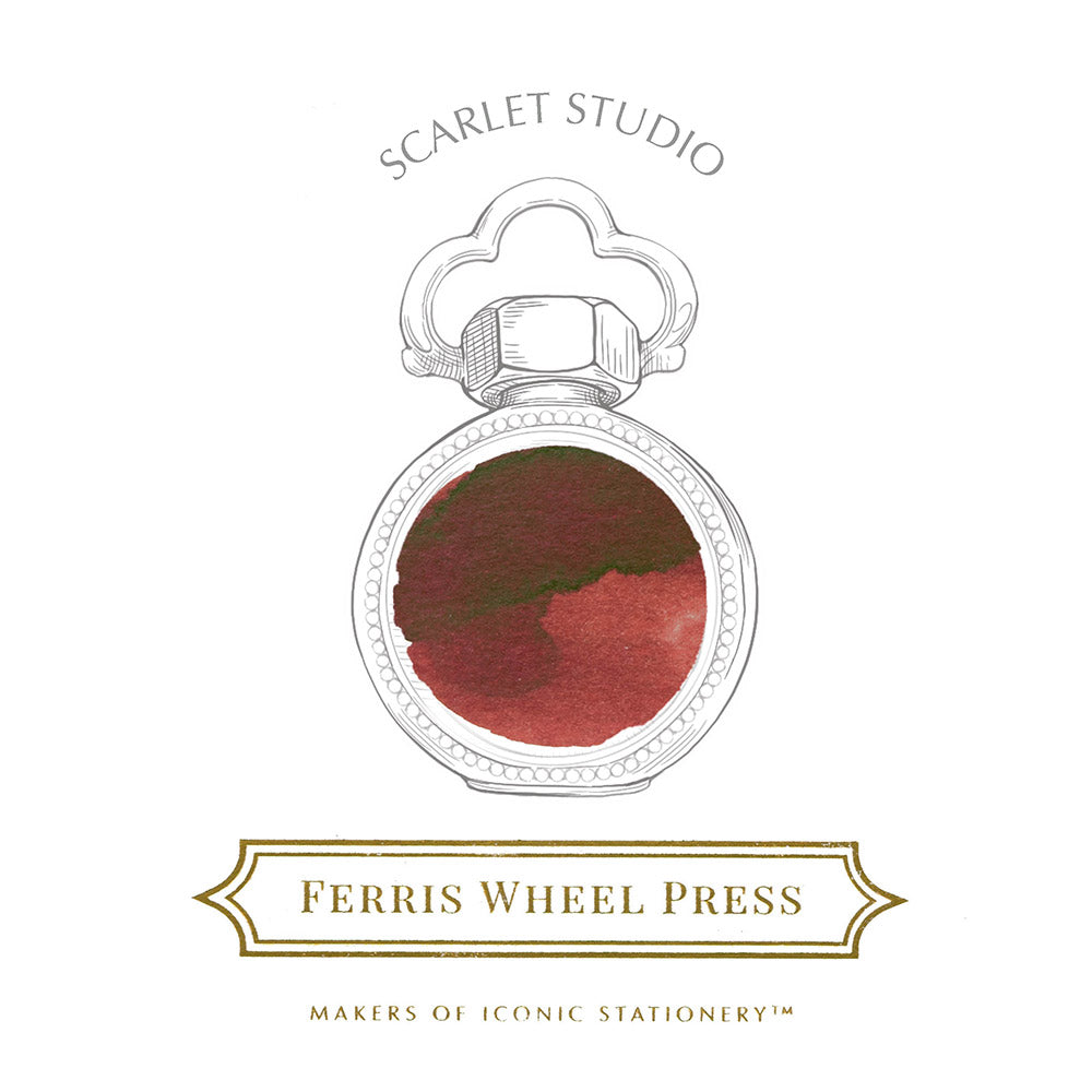 Ferris Wheel Press Everyday Fountain Pen Ink 10ml Scarlet Studio