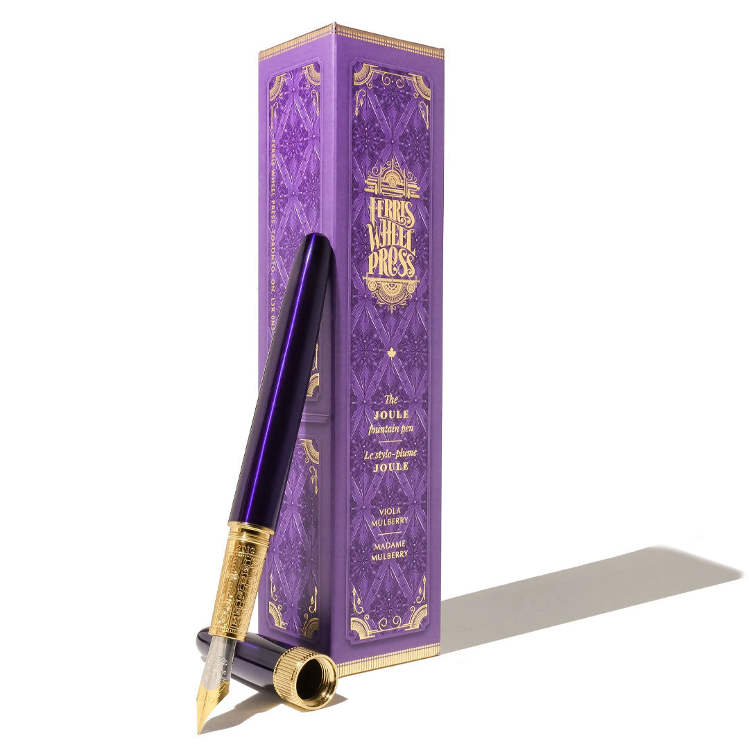 Ferris Wheel Press The Joule Fountain Pen Viola Mulberry