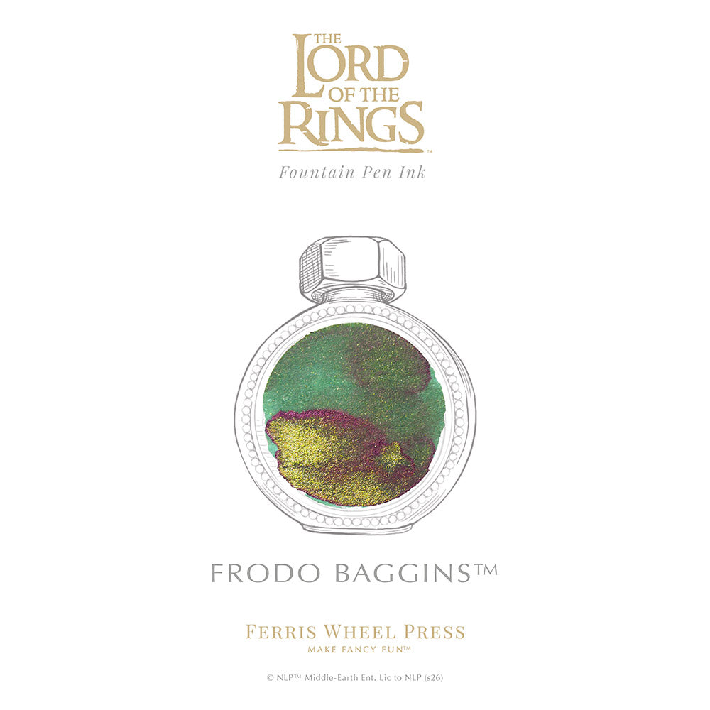 Ferris Wheel Press Lord of the Rings Fountain Pen Ink 38ml Frodo Baggins