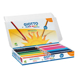 Giotto Elios Wood Free Tirangular Giant Colouring Pencils Schoolpack Set of 144