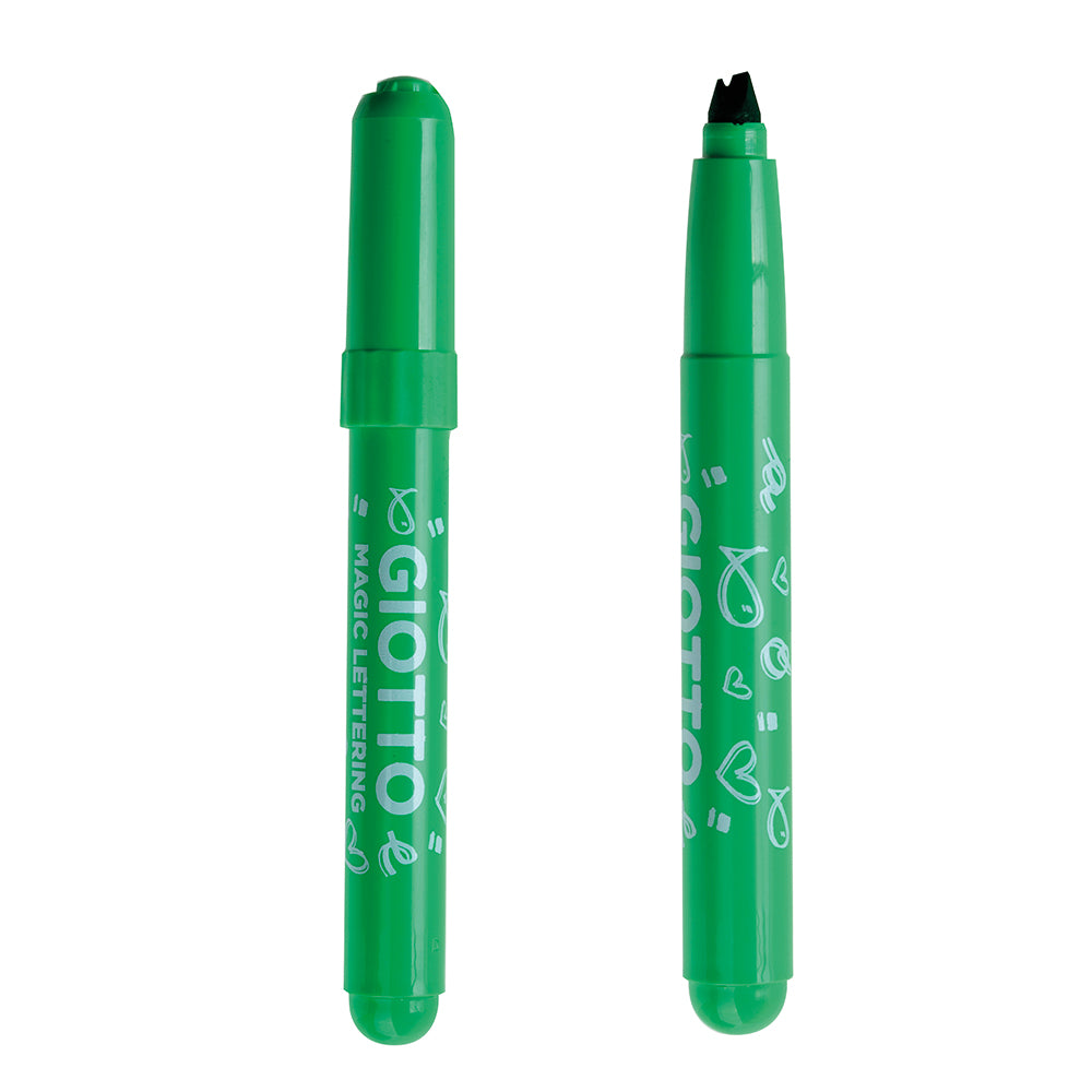 Giotto Turbo Giant Lettering Fibre Pens Special Tip Assorted Colours S