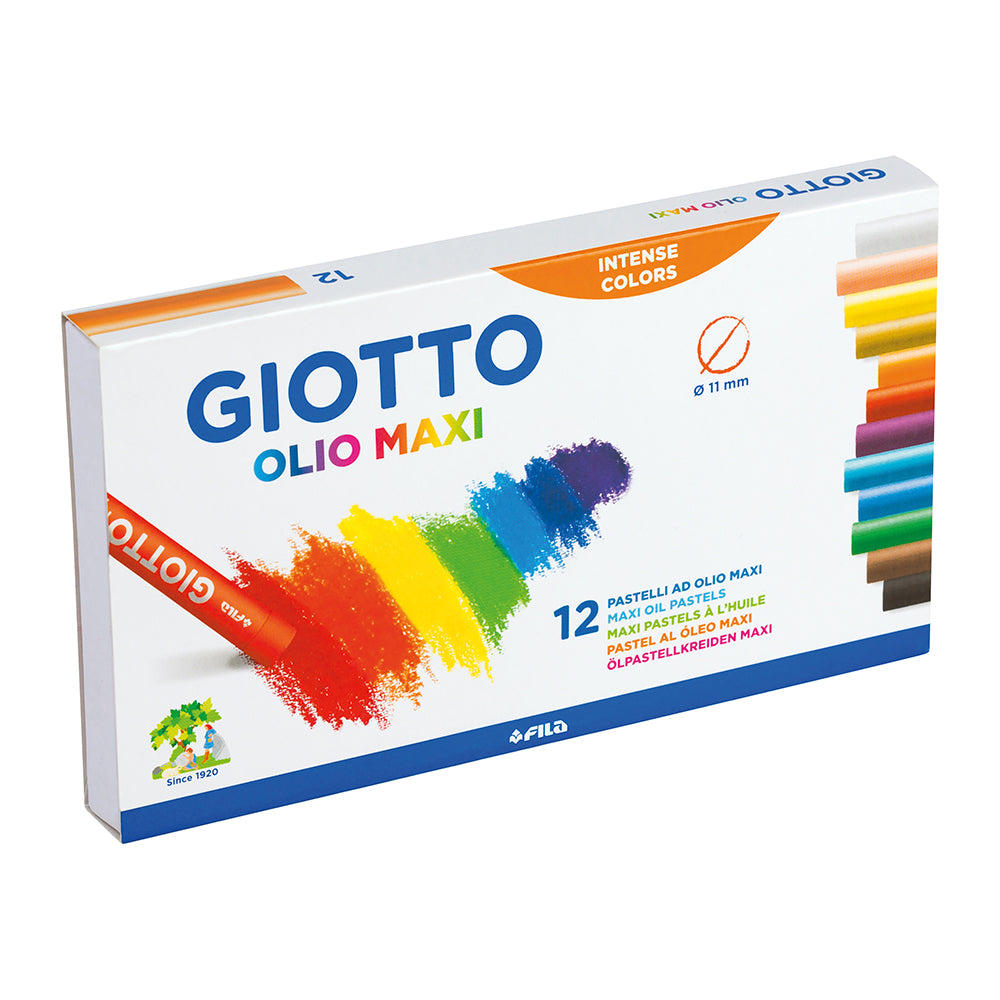 Maxi Pastel à l'huile - Giotto - lot de 12 | Le Géant de la Fête Maxi Pastel à l'huile - Giotto - lot de 12 | Le Géant de la Fête