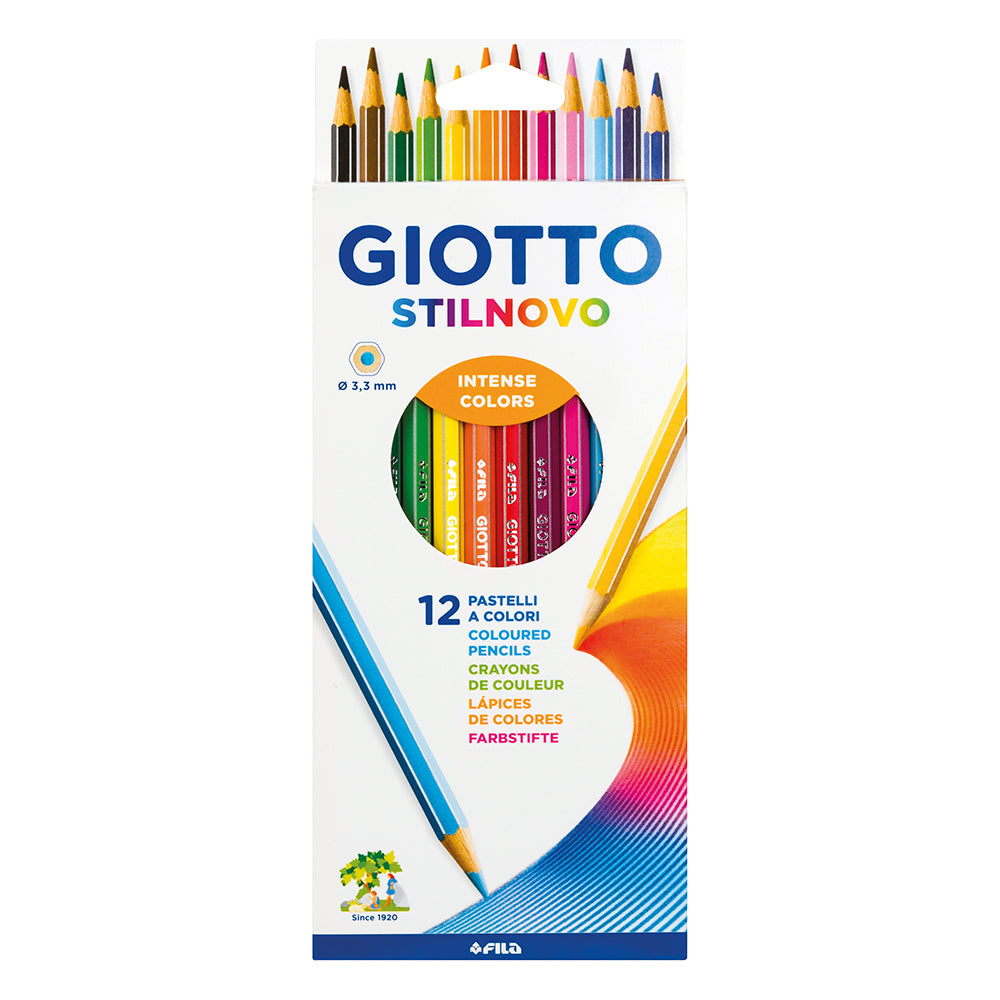 Go Coloured Giotto Stilnovo Coloured Pencils Set of 12